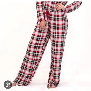 Plaid Women’s Pants - Red, Green, White
